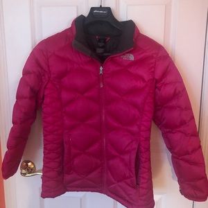 Girls Pink North Face Winter Jacket